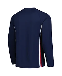 Nike Men's Navy La Clippers 2025/26 Authentic Pre-Game Legend Dri-fit Long Sleeve Shooting Shirt
