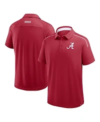 Fanatics Men's Crimson Alabama Tide Take the Lead Defender Raglan Polo Shirt
