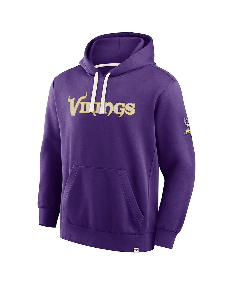 Fanatics Men's Purple Minnesota Vikings New Horizons Heritage Pullover Hoodie