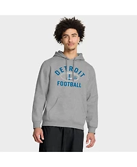Fanatics Men's Heather Gray Detroit Lions Fumblerooski Legacy Pullover Hoodie