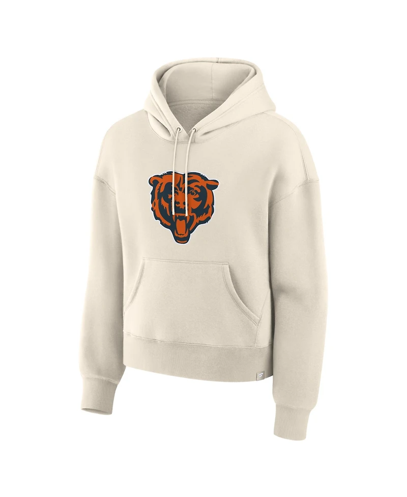 Fanatics Women's Cream Chicago Bears Dove Legacy Pullover Hoodie