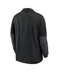 Nike Men's Black Usc Trojans One Goal Performance Half-Zip Pullover Hoodie