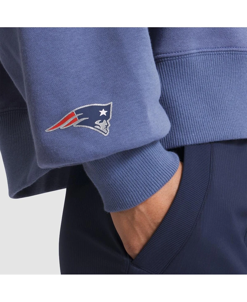 Nike Women's Storm Blue New England Patriots 2025 Rivalries Collection Oversized Phoenix Fleece Sweatshirt