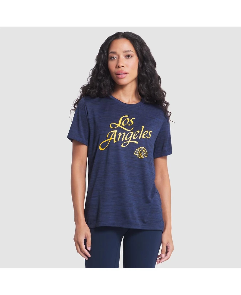 Nike Women's Midnight Blue Los Angeles Rams 2025 Rivalries Collection Sideline Velocity Dri-fit T-Shirt