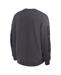 Nike Men's Anthracite Oregon Ducks Shoe Duck Fleece Sweatshirt