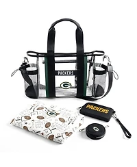 Wear by Erin Andrews Green Bay Packers Clear Stadium Baby Bag