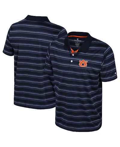 Colosseum Men's Navy Auburn Tigers Milk Steak Polo Shirt