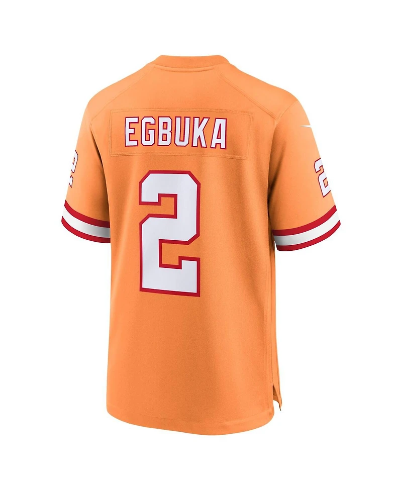 Nike Men's Emeka Egbuka Creamsicle Tampa Bay Buccaneers Alternate 2 Game Jersey