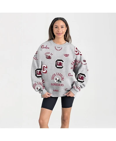 Gameday Couture Women's Gray South Carolina Gamecocks Always on Repeat Fleece Sweatshirt