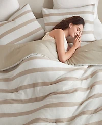 510 Design Merritt Yarn-Dyed Striped 3-Pc. Comforter Set, King/California King