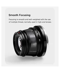 TTArtisan 35mm f/1.4 Lens for Fujifilm X, Silver