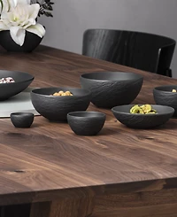 Villeroy & Boch Manufacture Rock Salt and Pepper Cellars, Set of 6