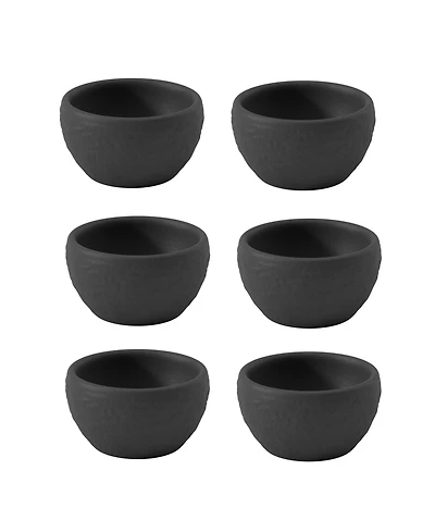 Villeroy & Boch Manufacture Rock Salt and Pepper Cellars, Set of 6