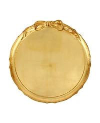 Vietri Florentine Wooden Accessories Bow Round Tray