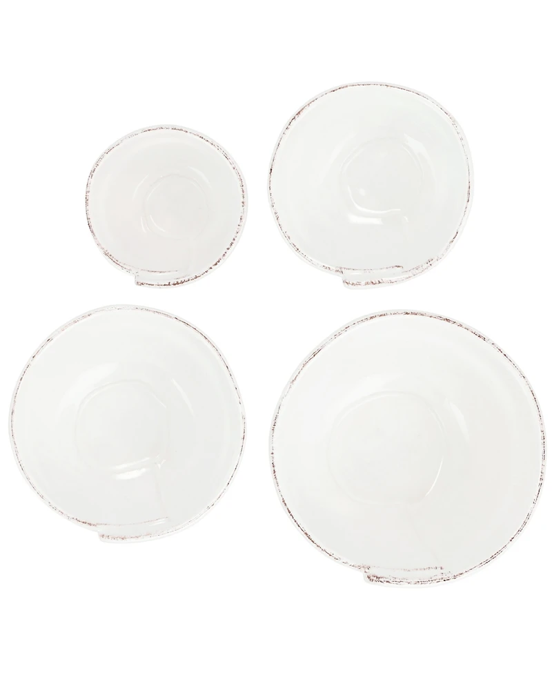 Vietri Lastra Holiday Assorted Prepping Bowls, Set of 4