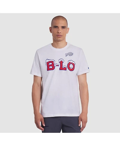 Nike Men's White Buffalo Bills 2025 Rivalries Collection Essential T-Shirt