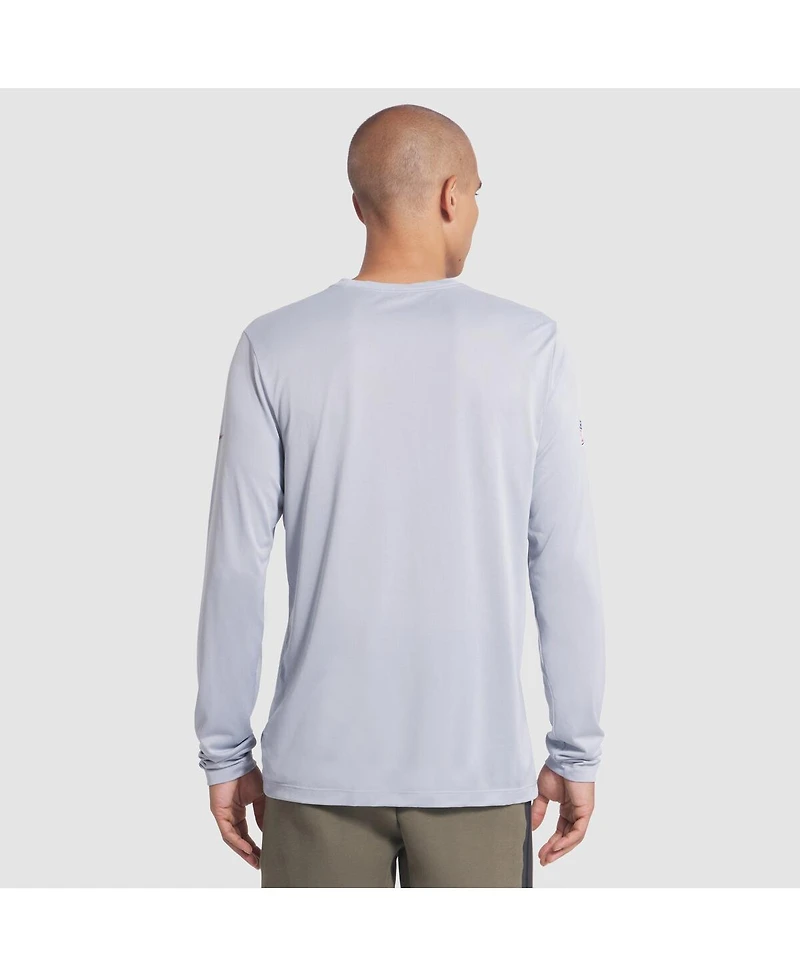 Nike Men's Wolf Gray Seattle Seahawks 2025 Rivalries Collection Sideline Legend Dri-fit Long Sleeve T-Shirt