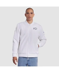 Nike Men's White Buffalo Bills 2025 Rivalries Collection Sideline Full-Zip Bomber Jacket