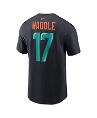 Nike Men's Jaylen Waddle Pitch Blue Miami Dolphins 2025 Rivalries Collection Player Name Number Jersey