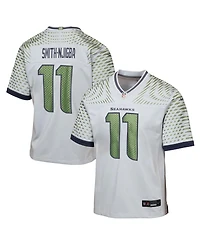 Nike Big Boys and Girls Jaxon Smith-Njigba Wolf Gray Seattle Seahawks 2025 Rivalries Collection Game Jersey