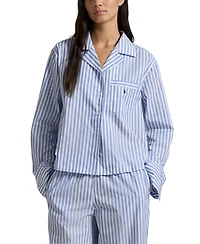 Polo Ralph Lauren Women's 2-Piece Buttoned Shirt and Pants Pajama Set