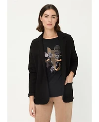 Olsen Women's Merino Wool Blend Blazer
