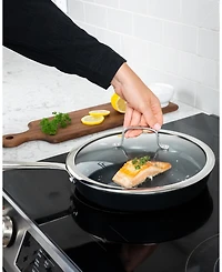 Alva Maestro Nonstick Stainless Steel Frying Pans with Lid