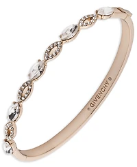 Givenchy Crystal Stone Gold-Tone Bangle Bracelet