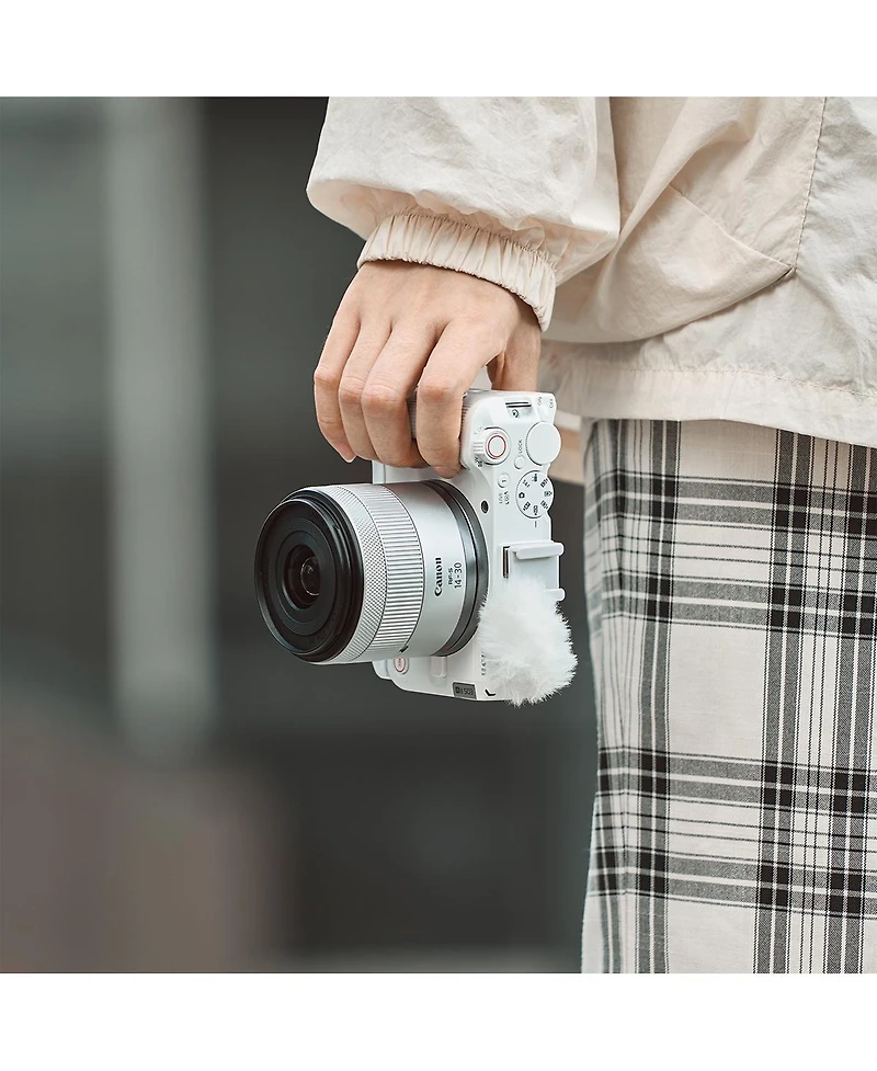 SmallRig L-Shape Mount Plate with Silicone Handle for Canon Eos R50 V Camera, White