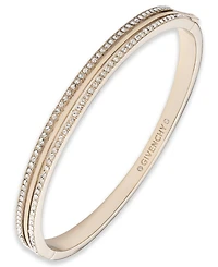 Givenchy Crystal Stone Gold-Tone Bangle Bracelet