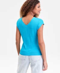 I.n.c. International Concepts Women's Cap-Sleeve Sweater, Macy's Exclusive