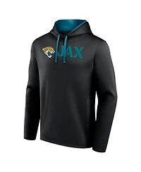 Logo Athletic Men's Black Jacksonville Jaguars Head Start Pullover Hoodie