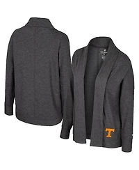 Colosseum Women's Charcoal Tennessee Volunteers Dash Cardigan Sweater