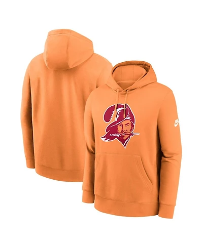 Nike Men's Orange Tampa Bay Buccaneers Club Fleece Pullover Hoodie