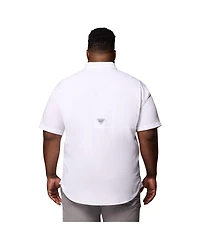 Columbia Men's White Tennessee Volunteers Big Tall Tamiami Omni-Shade Button-Down Shirt