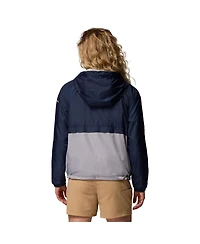 Columbia Women's Navy/Gray Dallas Cowboys Spire Hoodie Windbreaker Jacket