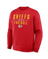 Fanatics Men's Red Kansas City Chiefs Powerful Throw Legacy Pullover Sweatshirt
