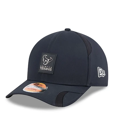 New Era Men's Navy Houston Texans 2025 Sideline M-Crown 9FORTY Adjustable Hat