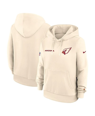Nike Women's Natural Arizona Cardinals 2025 Rivalries Collection Standard Issue Sideline Dri-fit Hoodie