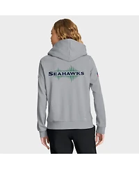Nike Women's Wolf Gray Seattle Seahawks 2025 Rivalries Collection Standard Issue Sideline Dri-fit Hoodie