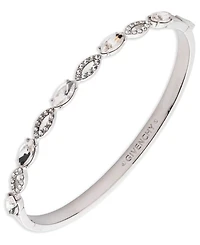 Givenchy Crystal Stone Gold-Tone Bangle Bracelet