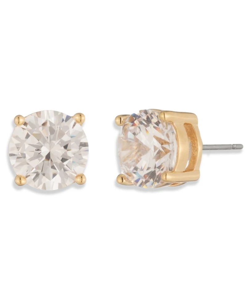 Givenchy Cubic Zirconia Gold-Tone Stud Earrings