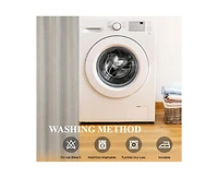 Superior Neal 100% Blackout Solid Machine Washable Curtains, Set of 2 Panels