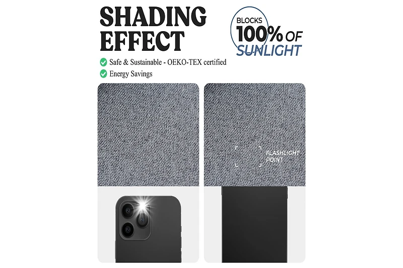 Superior Neal 100% Blackout Solid Machine Washable Curtains, Set of 2 Panels