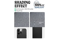 Superior Neal 100% Blackout Solid Machine Washable Curtains, Set of 2 Panels