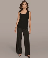 Donna Karan New York Women's Petite Scoop Neck Tank Top