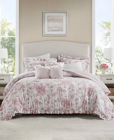 Madison Park Essentials Adele Reversible 4-Pc. Comforter Set, Twin/Twin Xl