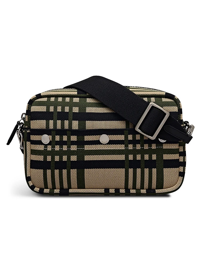 Radley London Hadleigh Place Check Small Ziptop Crossbody Bag