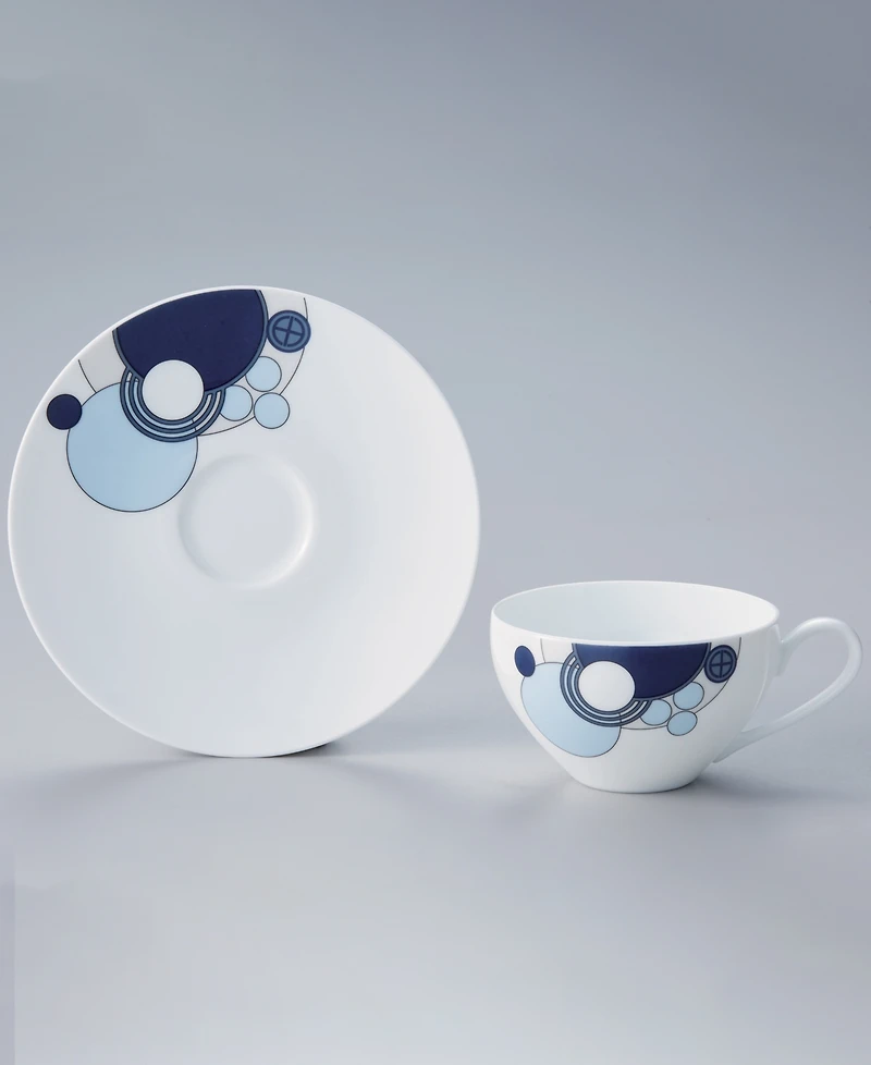 Noritake Frank Lloyd Wright Imperial Cabaret Cup and Saucer, Set of 2