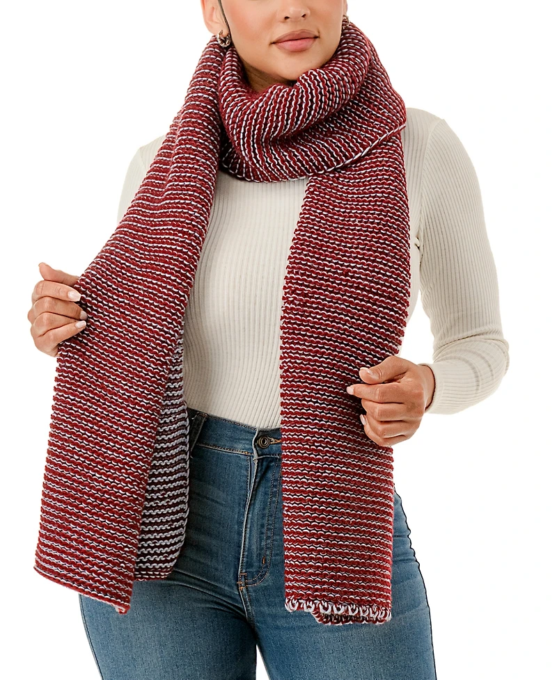 Marcus Adler Knit Two Tone Scarf
